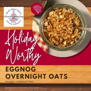 Eggnog Overnight Oats
